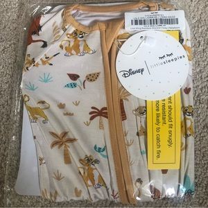 NIB Little Sleepies Lion King Zippy Newborn